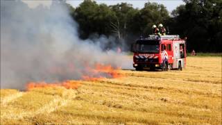 Graanveld in brand Oudemolen [upl. by Wagoner]