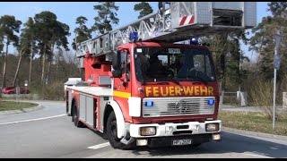 Wachausfahrt LF 161  DLK 2312  TLF 2040 SL Feuerwehr Viernheim [upl. by Flint]