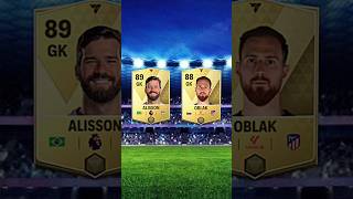 🇧🇷 Alisson vs Oblak 🇸🇮  fcmobile fifamobile fifa fifa23 football footballgame vs [upl. by Eldin]