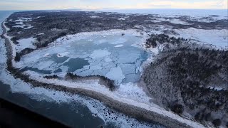 View from the Air View from the Ground Malaspina Glacier [upl. by Ecneret953]