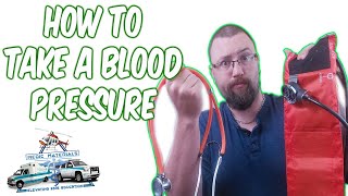 Manual Blood Pressure Technique  EMTParamedic Assessment  Medic Materials [upl. by Llirred]