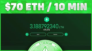 FREE ETHEREUM Mining 2022  Earn 69 Every 10 Minutes No Investment [upl. by Gage]