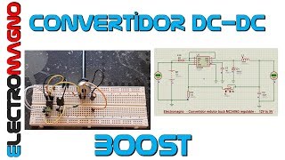 PR5 Diseño de un convertidor DC  DC topologia BOOST Elevadora con el CI MC34063A 12V to 30V [upl. by Neenad177]