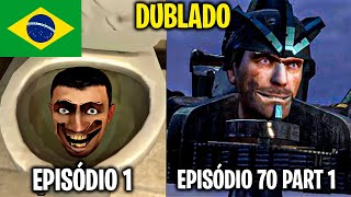 SKIBIDI TOILET 170 part 1 DUBLADO TODOS OS EPISÓDIOS [upl. by Redleh]