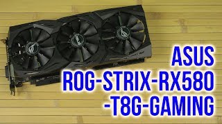 Распаковка Asus ROGSTRIXRX580T8GGAMING [upl. by Eal762]