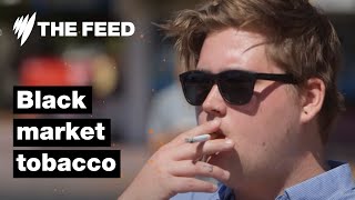 Black market tobacco floods Australian market  Investigations  SBS The Feed [upl. by Ardnuaed]