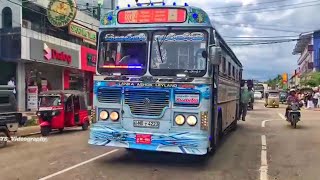 quotමාතර රූට් එකේ චාම් හැඩකාරයා😍❤️  Wijesuriya super Express  Beliatta Town  STS Videography [upl. by Aisset72]