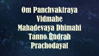 Shiva Gayatri Mantra Tanno Rudrah Prachodayat  with English text [upl. by Yearwood]