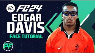 EA FC 24 EDGAR DAVIS FACE  Pro Clubs Face Creation  CAREER MODE  LOOKALIKE [upl. by Pussej]