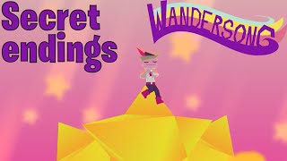 Wandersong ─ Secret Ending  Alternative Ending all endings  все концовки [upl. by Deina]