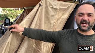 How to set up an OCAM Awning Tent [upl. by Stag]