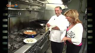 Nellie in the kitchen with chef David Ribeiro cooking Carne Pork Alentejana  Sept3023  7 [upl. by Erodasi]