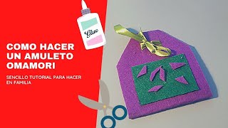 Como hacer un AMULETO OMAMORI  DIY  TUTORIAL  MANULIDADES [upl. by Jaddo]