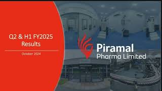 Piramal Pharma Ltd PPLPHARMA Earnings Conference call for Q2 FY 20242025 [upl. by Erehpotsirhc]