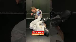 Toe Hold From Knee Shield  My Favourite Leg Lock  BJJ [upl. by Sarad522]