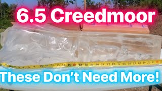 Top Six 65 Creedmoor Hunting Bullets Ballistic Gel Testing [upl. by Ynnol89]