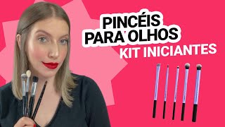 QUAIS SÃO OS MELHORES PINCÉIS PARA OLHOS  KIT INICIANTE SOMBRA  BARATINHOS MACRILAN [upl. by Ahsinac]