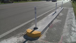 MoDOT halts work on Chesterfield curb bump out islands [upl. by Angell52]