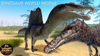 DINOSAUR WORLD MOBILE  SPINOSAUR SUCHOMIMUS PATTERN CHANGE ALECTROSAURUS AND EUSTREPTOSPONDYLUS [upl. by Rizan]