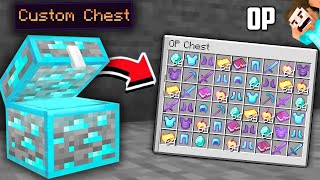 Minecraft But There are CUSTOM CHESTS [upl. by Ul830]