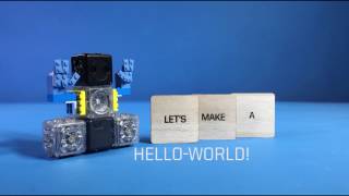 Cubelets Robot HelloWorld [upl. by Karlens]