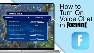 How To Turn On Voice Chat in Fortnite Updated Method [upl. by Snodgrass]