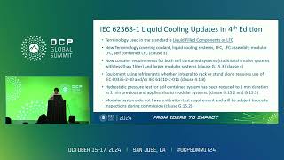 Importance of Industry Standards Update on IEC 62368 1 4th Edition on Liquid Cooling applicat [upl. by Eirased]