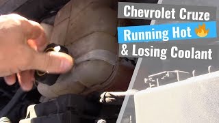 Chevrolet Cruze Overheating Loud Fan Losing Coolant [upl. by Llorrac90]