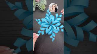 WoW ❄️ Easy Paper Christmas Decorations 2024 Snowflake [upl. by Anivel]