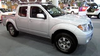 2013 Nissan Frontier Pro4X Off Road Crew Cab  Exterior and Interior Walkaround  2013 NY Auto Show [upl. by Pollyanna290]