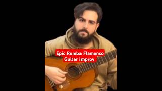 Unbelievable rumba flamenco guitar solo  Mesmerizing pick style guitar improv [upl. by Ilana879]