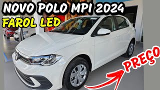 NOVO POLO MPI 2024 PREÇO ATUALIZADO MELHOR QUE ONIX LT 2024 [upl. by Enetsirk]