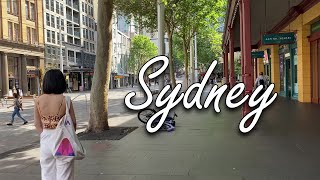 Spring into Sydney Oct Australia Street Walk 4K Video [upl. by Aihtiekal277]