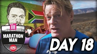 Day 18 Back To The City  Eddie Izzard Marathon Man [upl. by Yraek]