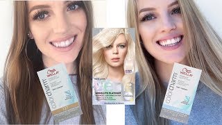 Brunette to Blonde AT HOME With Loreal Platinum Advanced Box Dye  TONING with Wella T14 amp Wella T27 [upl. by Alpers]