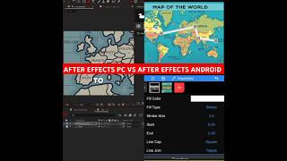 map animation aftereffects vs nodevideo [upl. by Soule806]