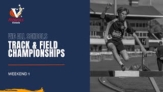 🔴 2023 Victorian All Schools Track and Field Championships  Sunday Weekend 1 [upl. by Hardie364]