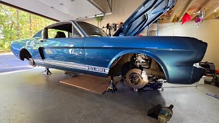 1965 Mustang Fastback build update [upl. by Einaffyt]