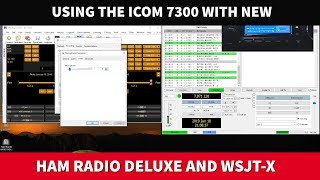 Using the Icom 7300 with NEW Ham Radio Deluxe and WSJTX [upl. by Lenka970]