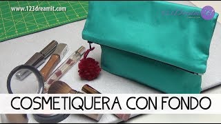 DIY Cosmetiquera con fondo [upl. by Marillin830]