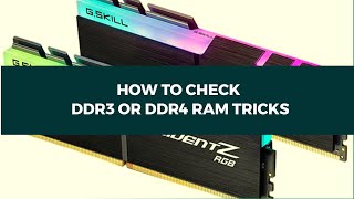 How to Ram Check DDR3 OR DDR4 Tricks Bangla [upl. by Baras]