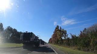 Workers Asphalting Highway 7674 West Bolton North Carolina [upl. by Anitsirhk]