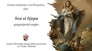 Sva si lijepa gregorijanski napjev [upl. by Yvi]