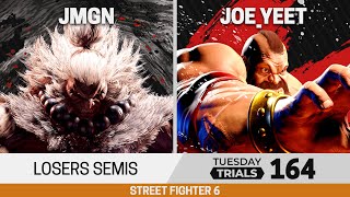 Tuesday Trials 164 SF6 Losers Semis  jmgn Akuma vs JoeYeet Zangief [upl. by Aiem]