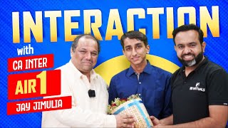 Interaction with AIR1  CA INTER NOV 23 l Jay Jimulia [upl. by Qirat]