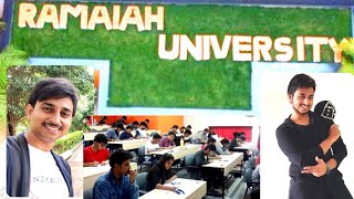 Ms Ramaiah University Applied Sciences in Bangalore  Vlog [upl. by Lednahs]