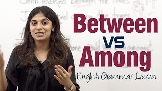 Between Vs Among  English Grammar Lesson  IELTS amp TOEFL [upl. by Oza]