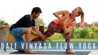 Total Body Burn Vinyasa Flow Yoga Workout  Tim Senesi Yoga [upl. by Silvain]