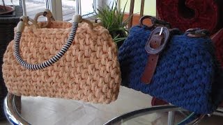 How to fashion  Sommertasche schnell gehäkelt [upl. by Melodie885]