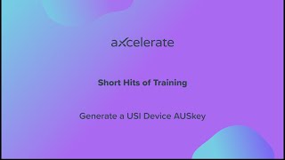 Generate a USI Device AUSkey [upl. by Teragram826]